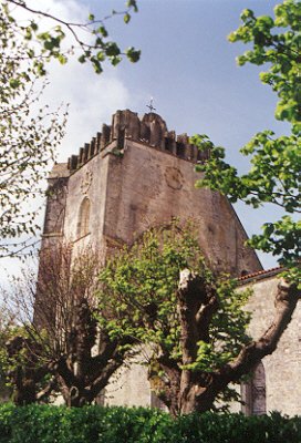 Le clocher de Marsilly